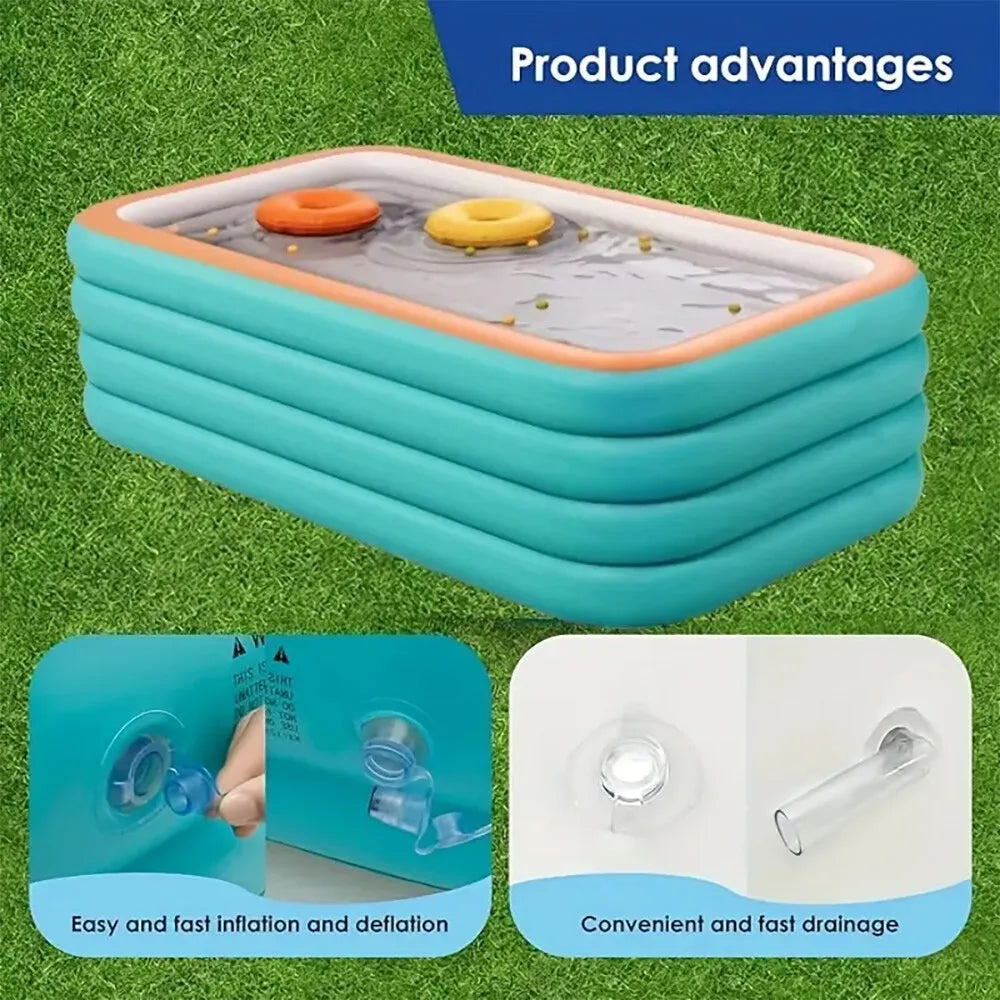 Outdoor Inflatable Family Pool For Kids And Adults