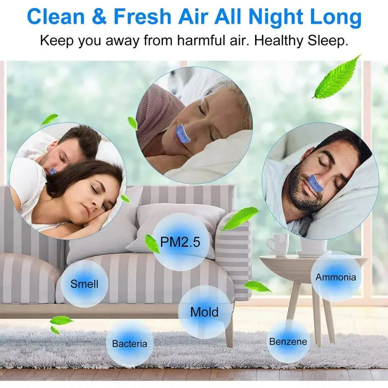 Electric Anti Snoring Device With Adjustable Speed