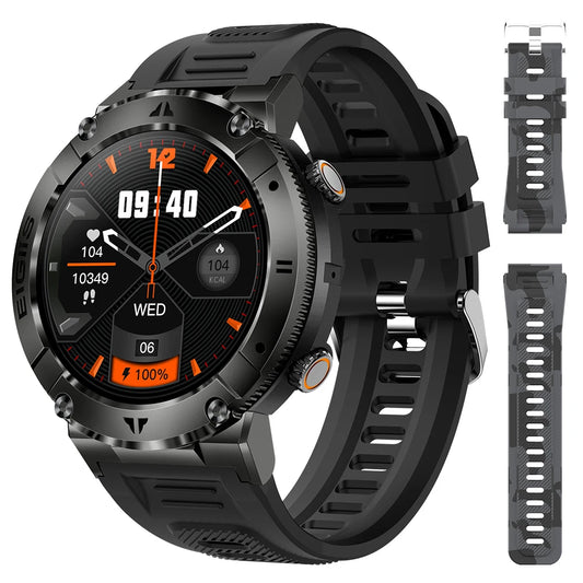 LaNikar Smartwatch Men Bluetooth Call Blood Pressure Fitness Health Monitor