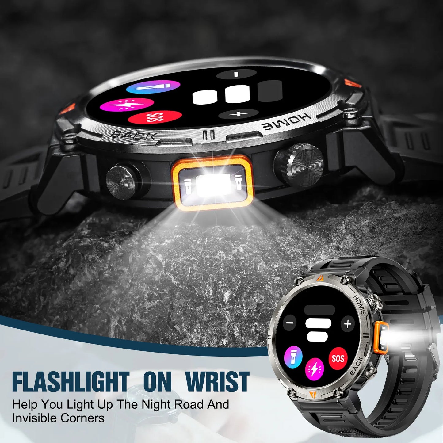 EIGIIS KE3 Smartwatch Men Bluetooth Call With Health Monitor
