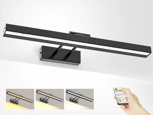 PRTILOUD Wireless Art Light For Paintings Dimmable Picture Light