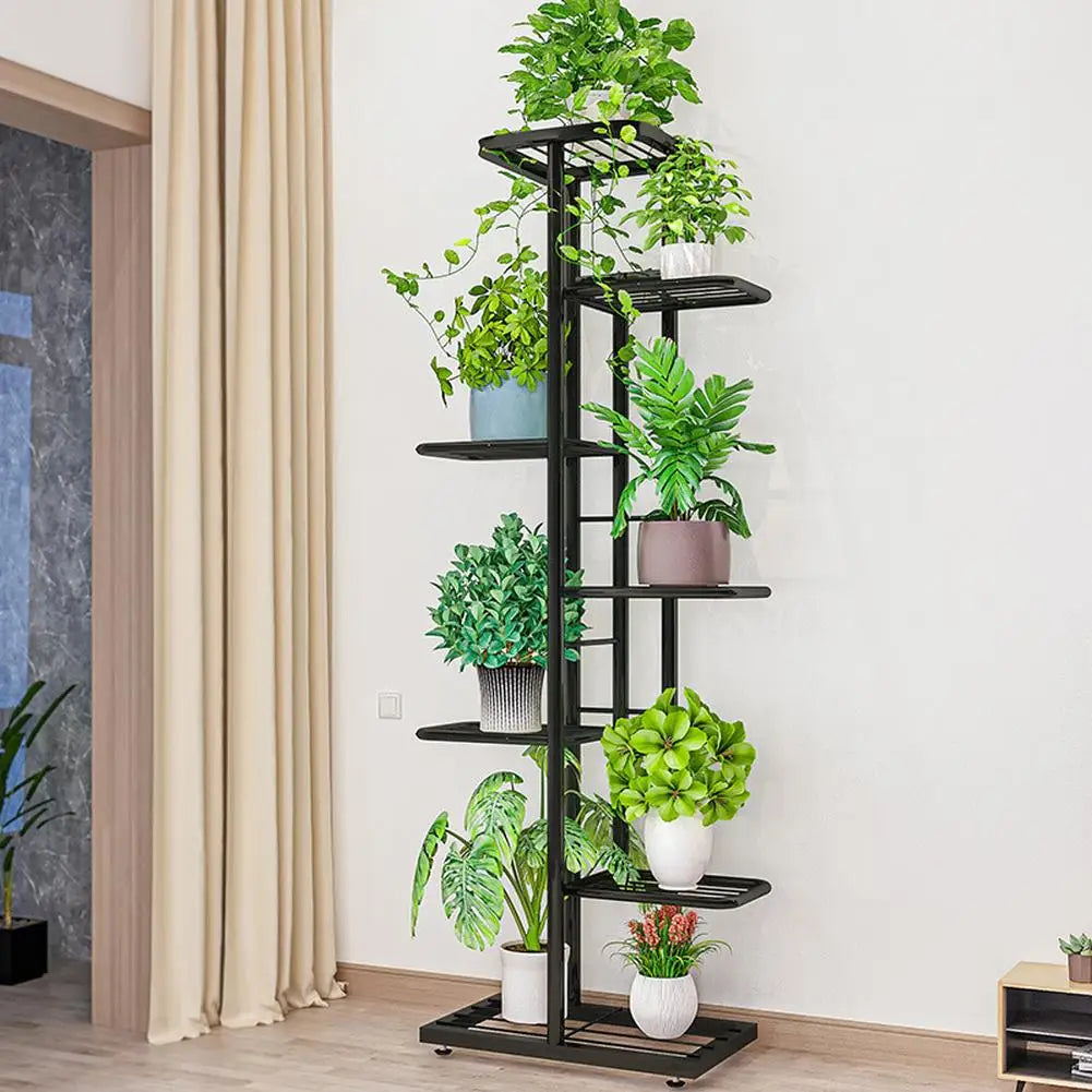 Twister.CK 8-Tier Garden Plant Stand Metal Tiered Shelf Rack
