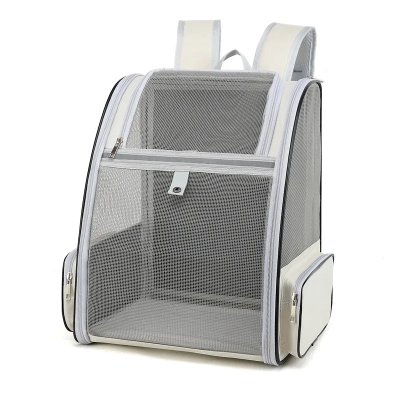 Breathable Cat Carrier Backpack For Cats And Small Dogs Travel