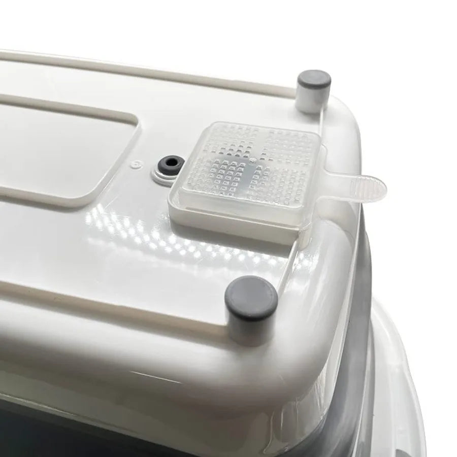 Collapsible Pet Bathtub with Drainage Hole and Hair Collector