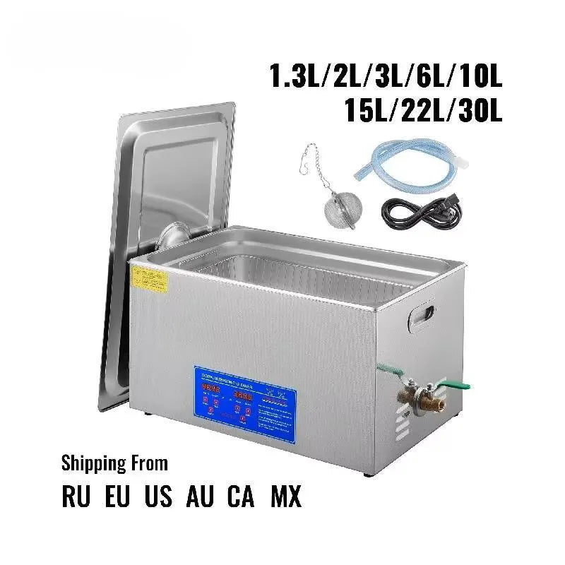 SucceBuy Ultrasonic Cleaner 1.3L To 30L Dishes Portable Home Appliance