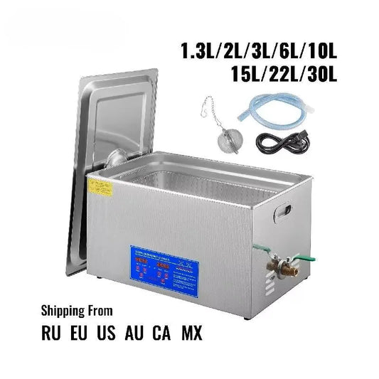 SucceBuy Ultrasonic Cleaner 1.3L To 30L Dishes Portable Home Appliance