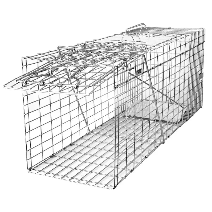 Heavy Duty Folding Live Animal Cage Trap For Raccoons