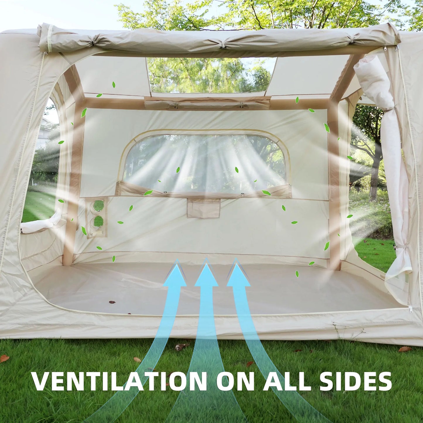 Inflatable Camping Tent With Easy Setup And Waterproof Design