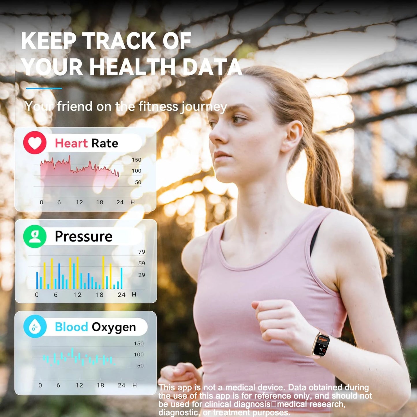 LIVLOVCP AI Voice Assistant Smart Watch For Men Women