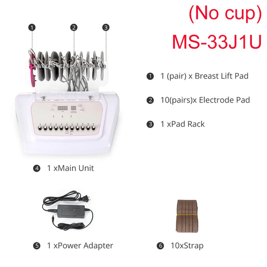MYCHWAY EMS Muscle Stimulator for Hips Arms Abdomen Fitness