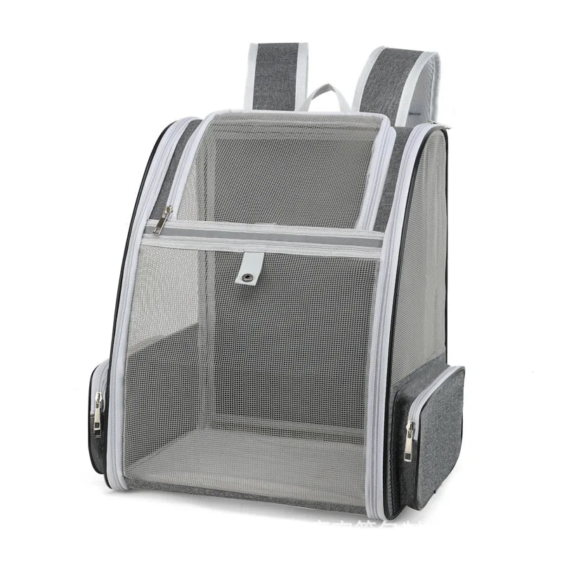 Breathable Cat Carrier Backpack For Cats And Small Dogs Travel