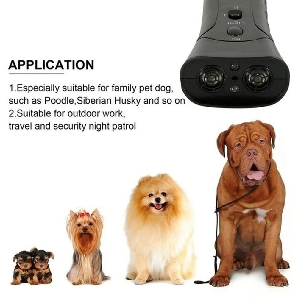 NONED Ultrasonic Dog Repellent Deterrent For Indoor And Outdoor Use
