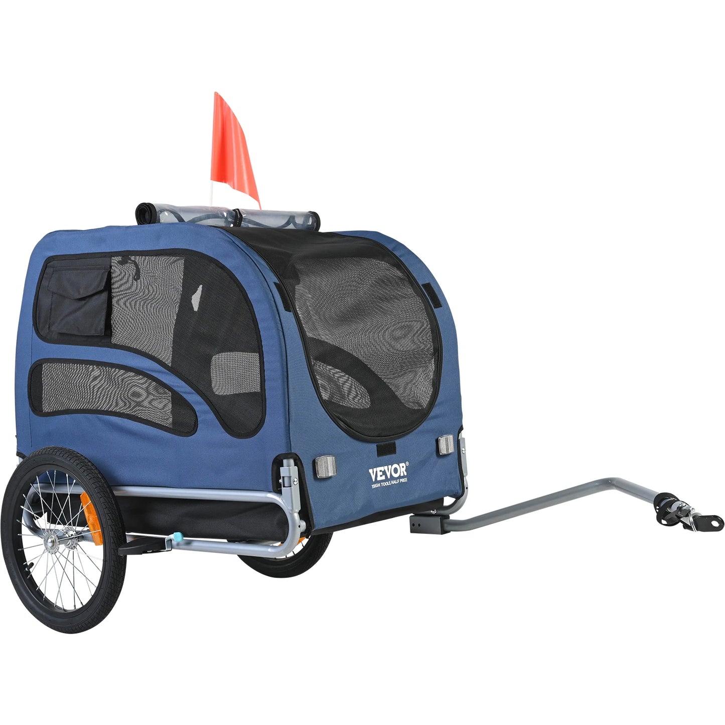 Pet Bicycle Carrier Trailer for Dogs 100lb Capacity