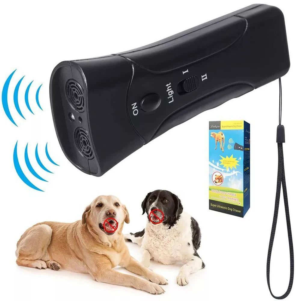 NONED Ultrasonic Dog Repellent Deterrent For Indoor And Outdoor Use
