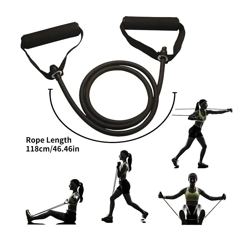 Resistance Bands With Handles For Home Gym Exercise Training