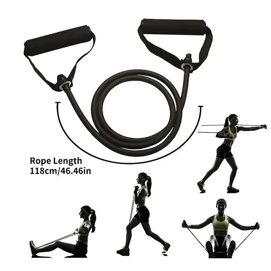 Resistance Bands With Handles For Home Gym Exercise Training