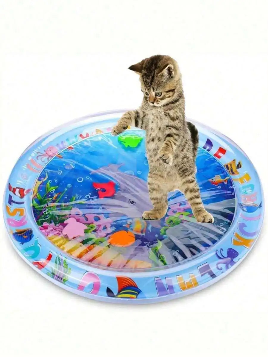 Inflatable Pet Cooling Water Play Mat for Cats and Dogs
