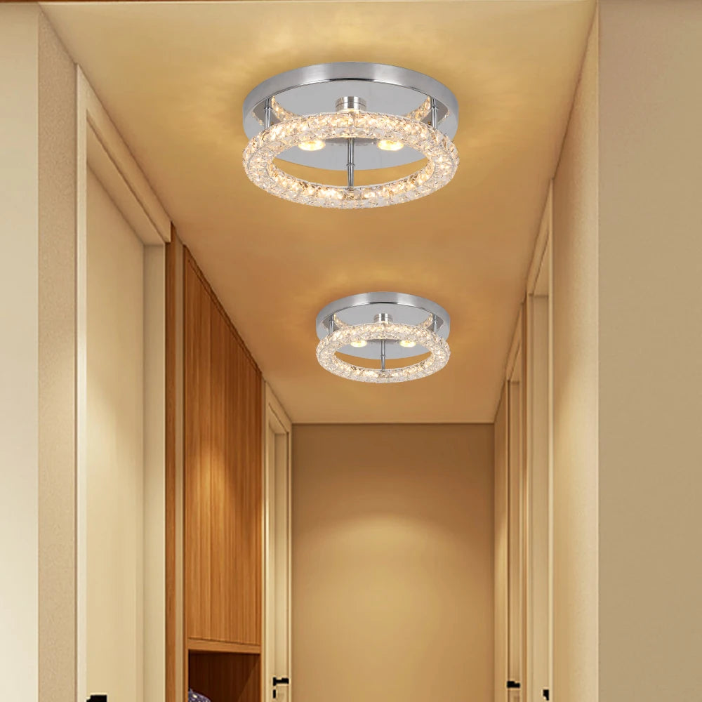 VETRULUS Crystal Chandelier Pendant Ceiling Light For Modern Home