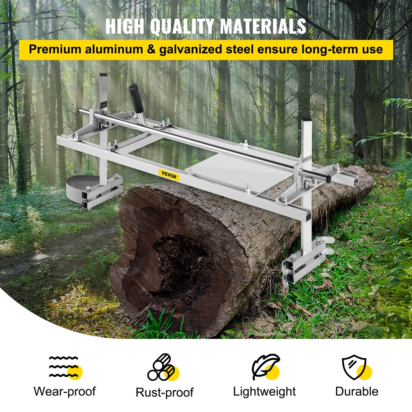 Chainsaw Mill Planking Guide Bar For Lumber Cutting Portable Sawmill