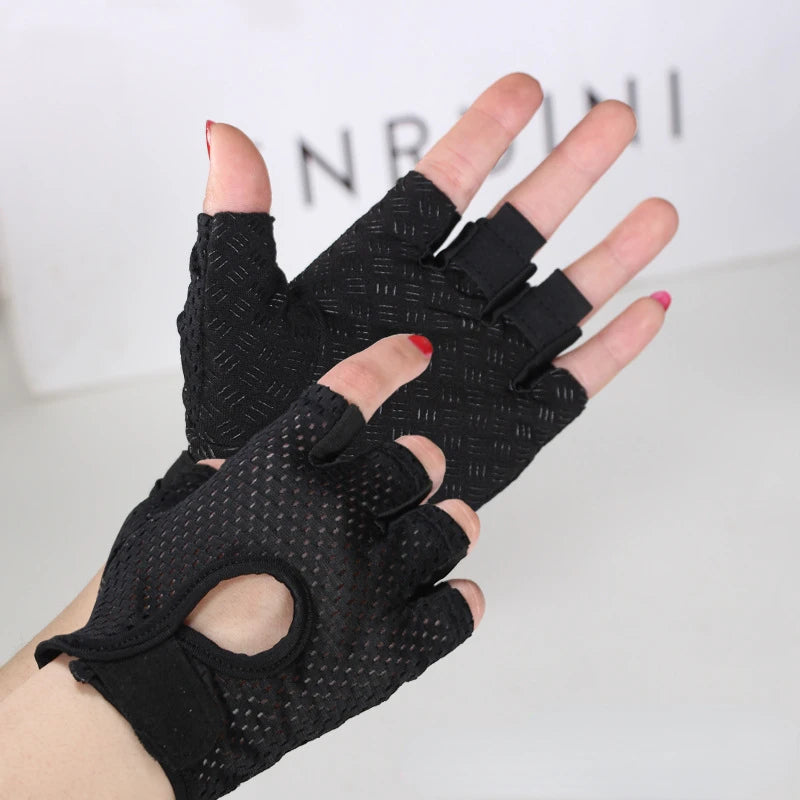 Weight Lifting Gloves Half Finger Breathable Non Slip Gel Pad