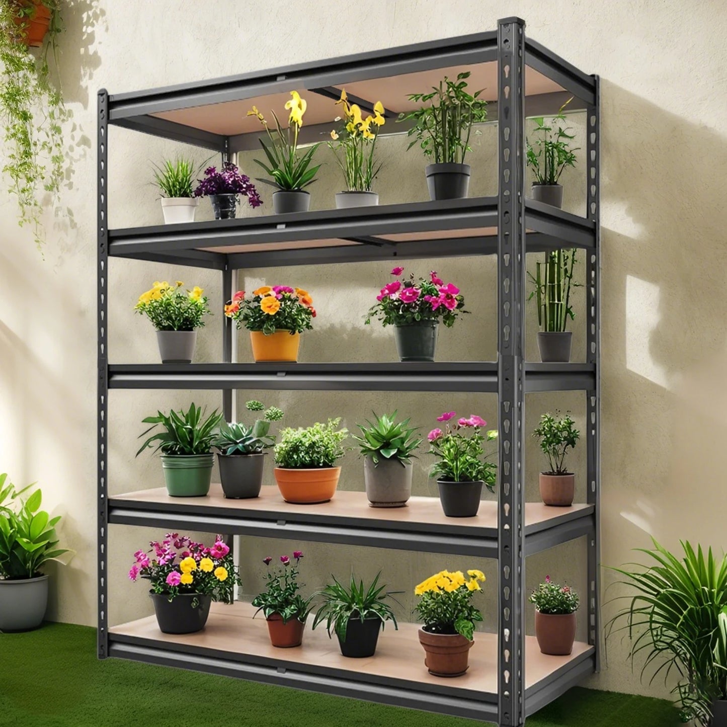 Heavy Duty Garage Shelving Unit With 2000 Lbs Capacity