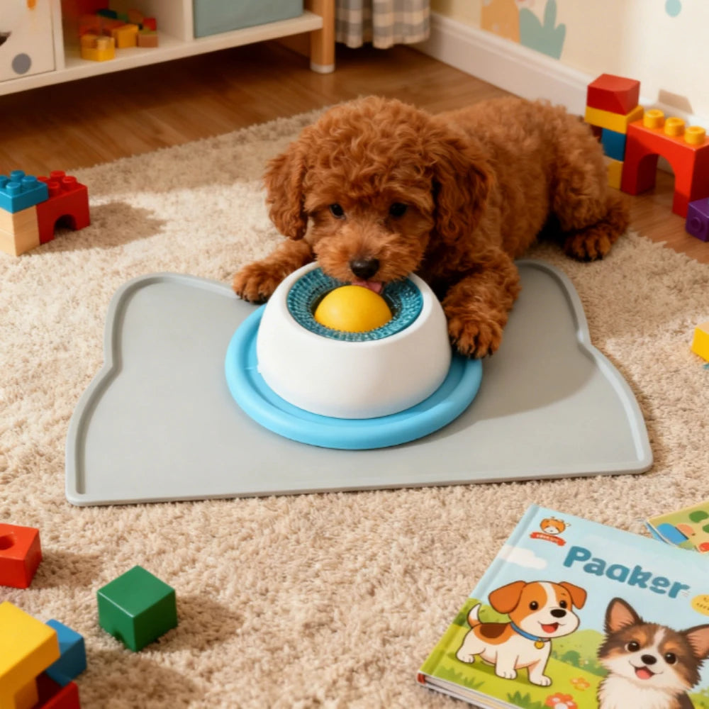 Dogs Licking Mat Slow Feeder Toy For Cats And Dogs