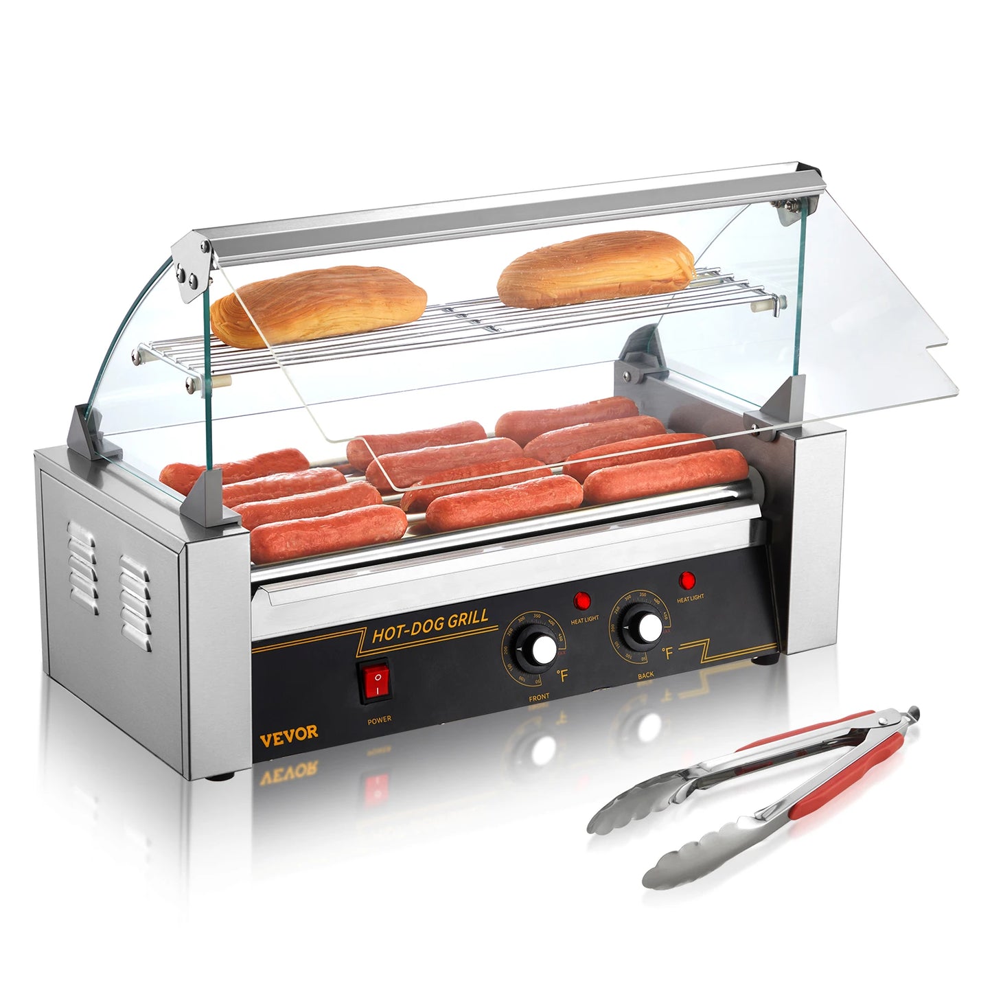 SucceBuy Commercial Electric Hot Dog Roller Sausage Maker