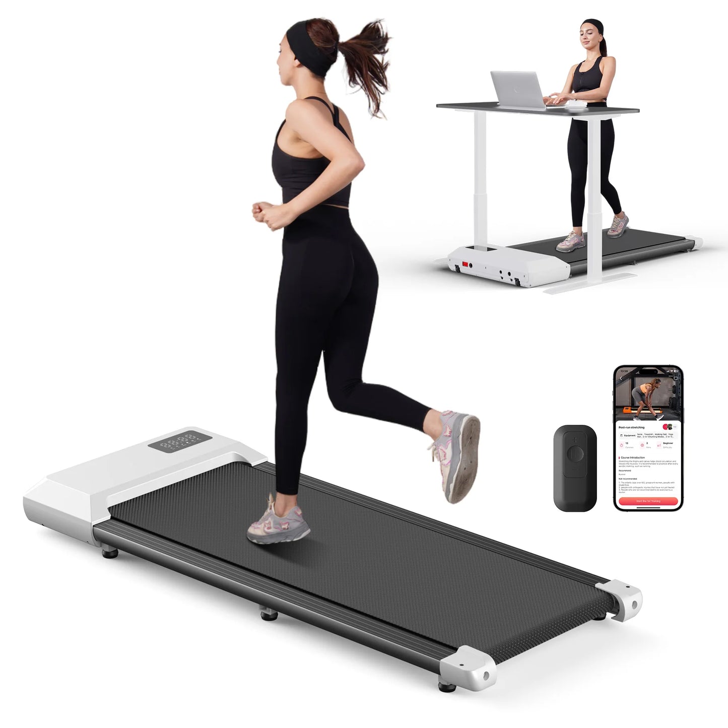 Superun 2.5HP Home Treadmill Walking Running Fitness Machine