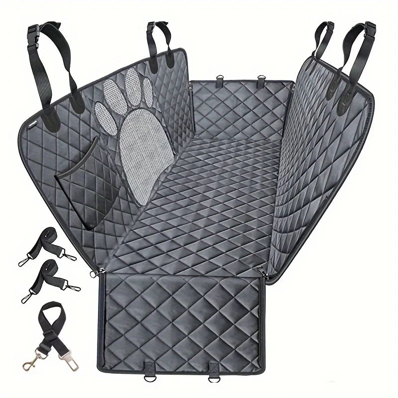 NONECN Dog Hammock Seat Cover For Cars Waterproof Anti Slip