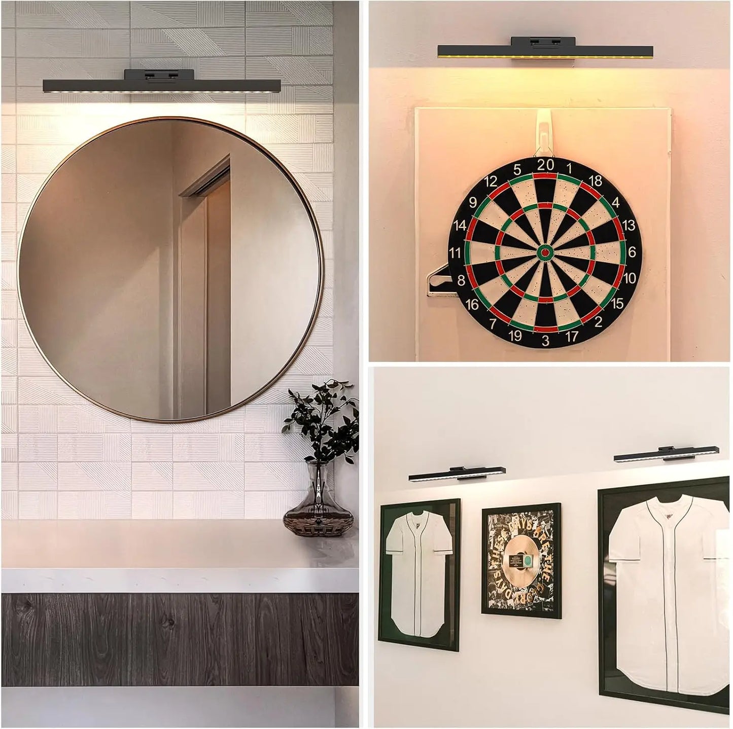 PRTILOUD Wireless Art Light For Paintings Dimmable Picture Light