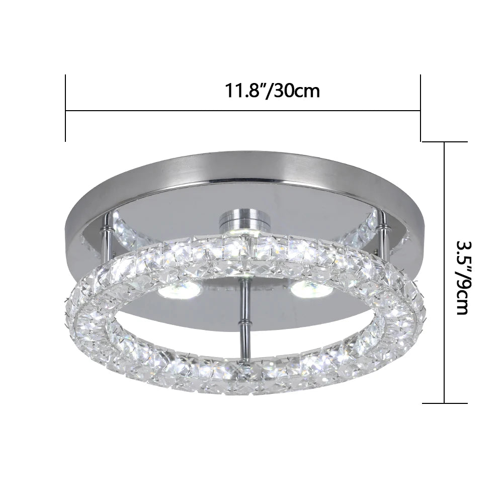 VETRULUS Crystal Chandelier Luxury Pendant Ceiling Lamp For Living Room