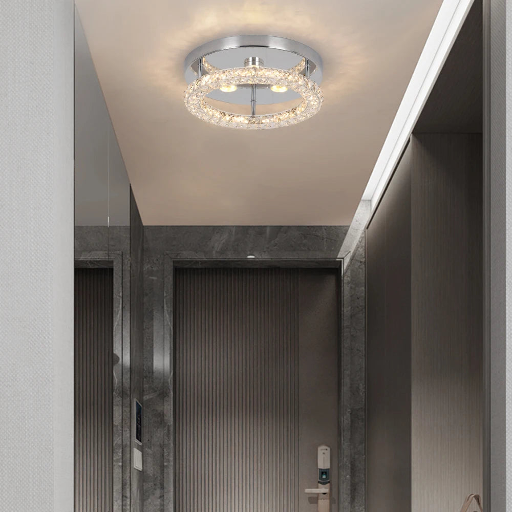 VETRULUS Crystal Chandelier Luxury Pendant Ceiling Lamp For Living Room