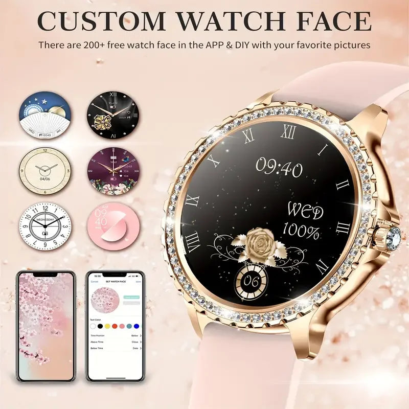 Smart Watches for Women Android iPhone Touch Screen Fitness Tracker