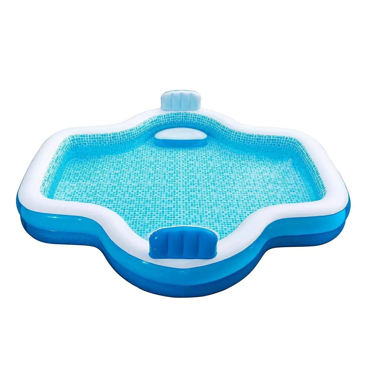 Elegant Family Pool With Inflatable Seats And Backrests
