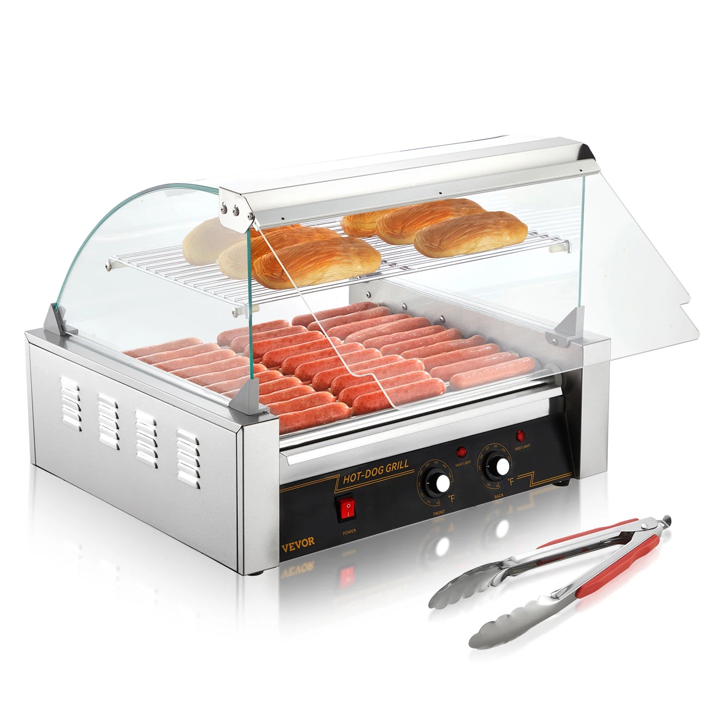 SucceBuy Commercial Electric Hot Dog Roller Sausage Maker