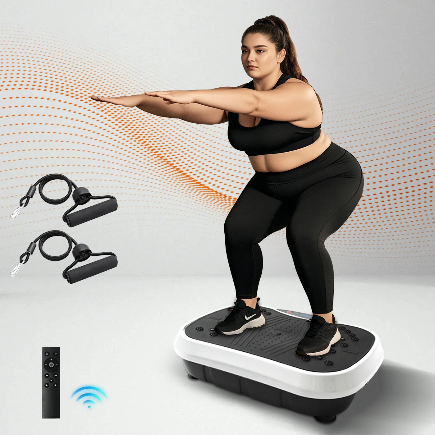 Vibration Plate Exercise Machine Portable Full Body Workout