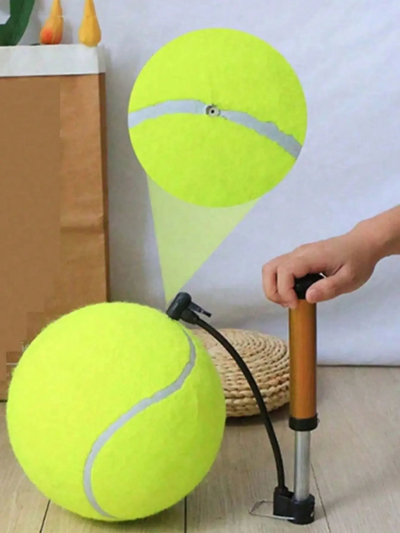 Durable 9.5 Inch Bouncy Dog Tennis Ball For Training