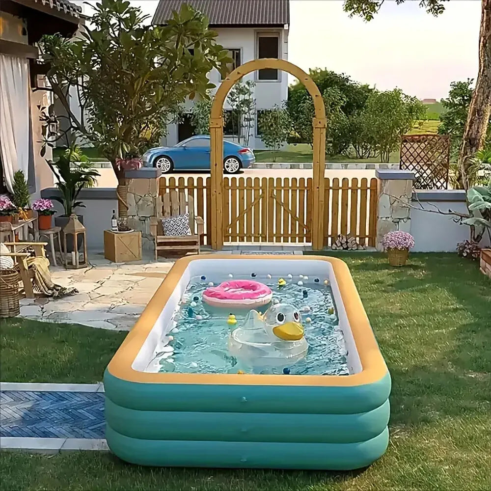 Outdoor Inflatable Family Pool For Kids And Adults