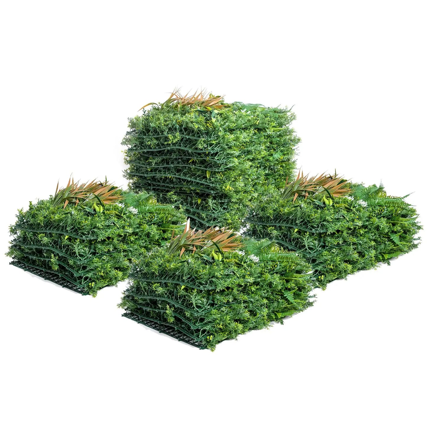 Artificial Boxwood Grass Wall Panels 12 Pack Indoor Outdoor Decor