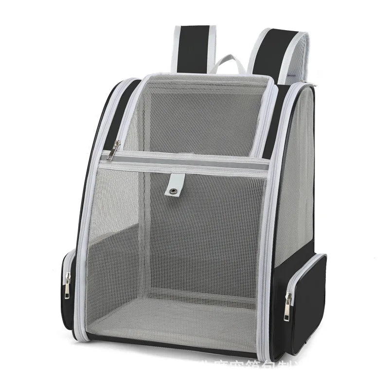 Breathable Cat Carrier Backpack For Cats And Small Dogs Travel