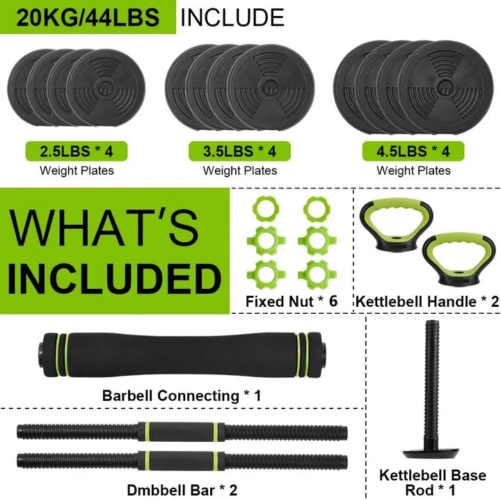 TWISTER.CK Adjustable Dumbbells Set For Home Gym And Strength Training