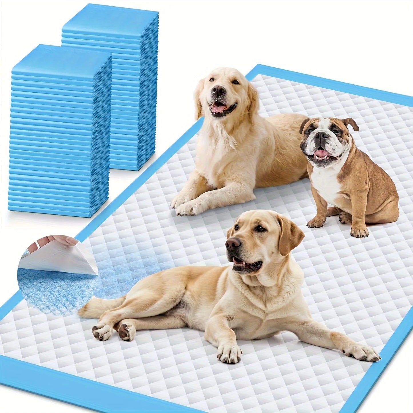 Absorbent Dog Pee Pads Odor Resistant Disposable Training Pads