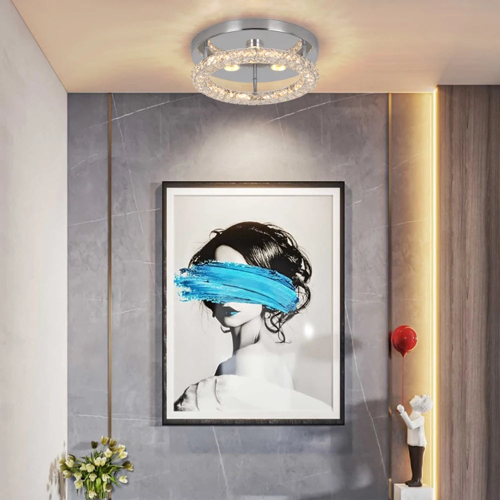 VETRULUS Crystal Chandelier Luxury Pendant Ceiling Lamp For Living Room