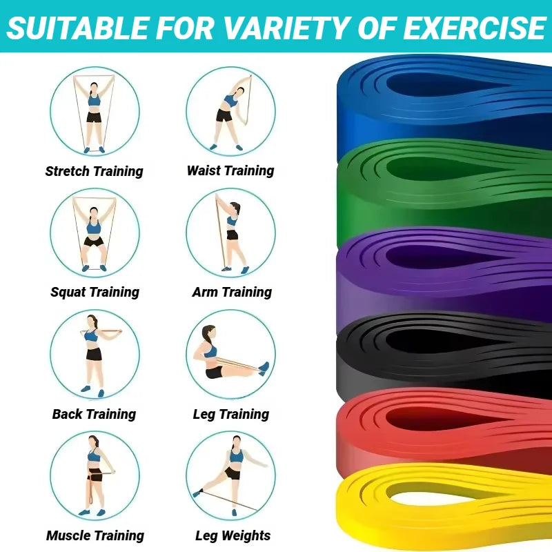 TPE Elastic Resistance Band Set for Full Body Training
