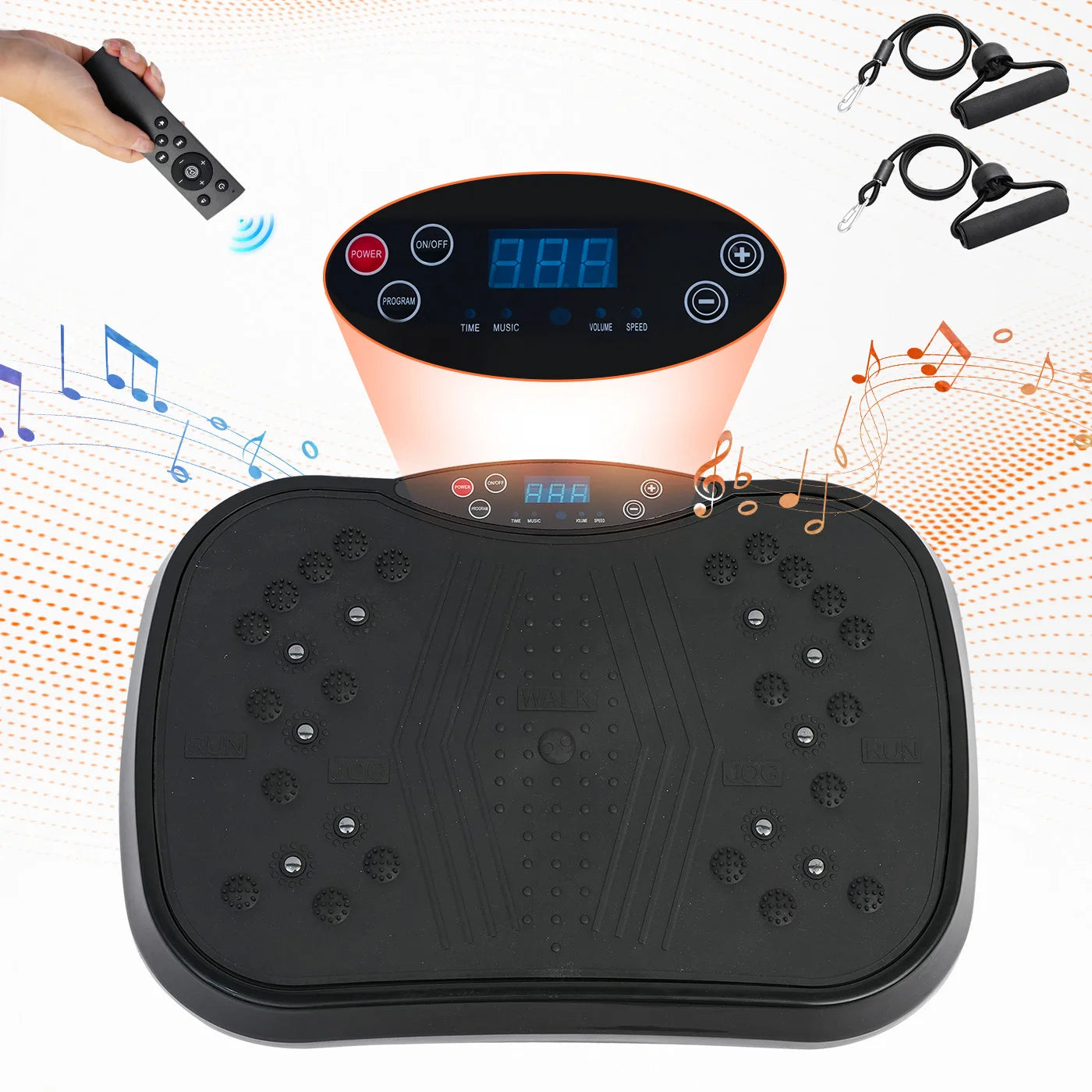 Vibration Plate Exercise Machine Portable Full Body Workout