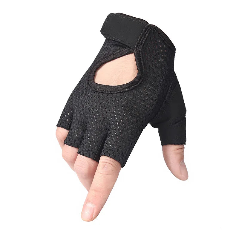 Weight Lifting Gloves Half Finger Breathable Non Slip Gel Pad