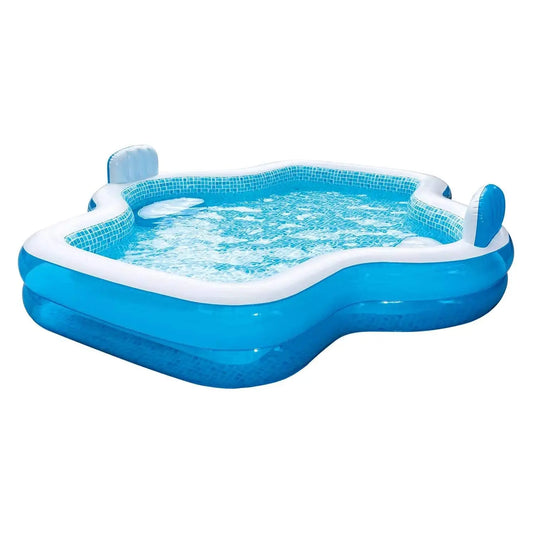 Elegant Family Pool With Inflatable Seats And Backrests