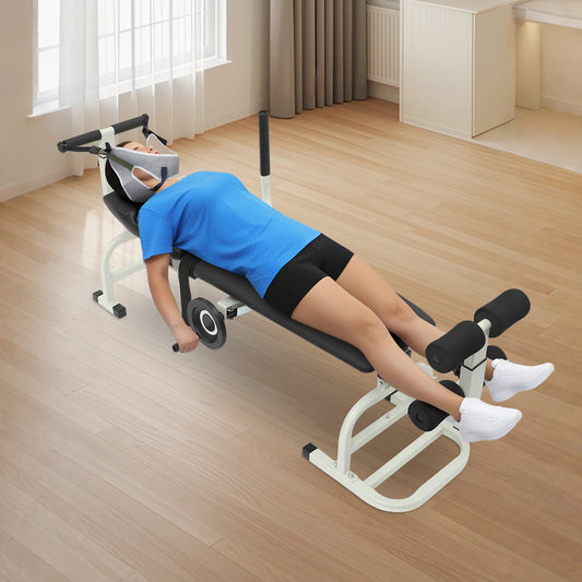 Back Stretch Bench Neck Stretcher for Lumbar Decompression at Home