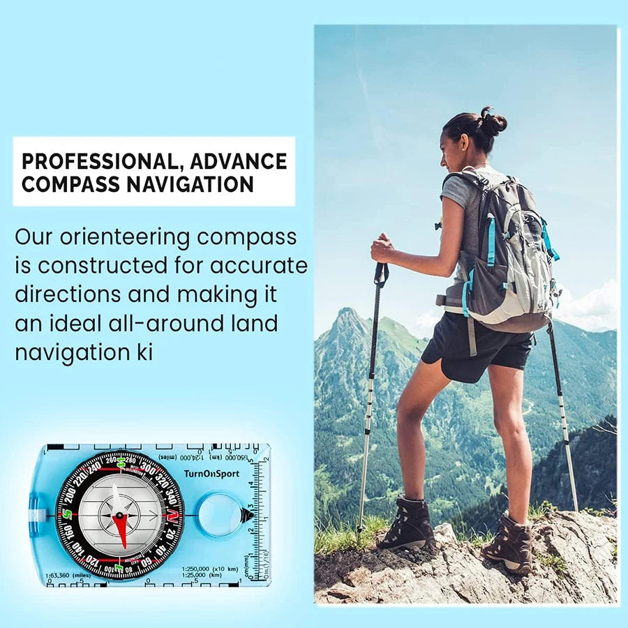 Waterproof Camping Compass For Outdoor Navigation And Hiking
