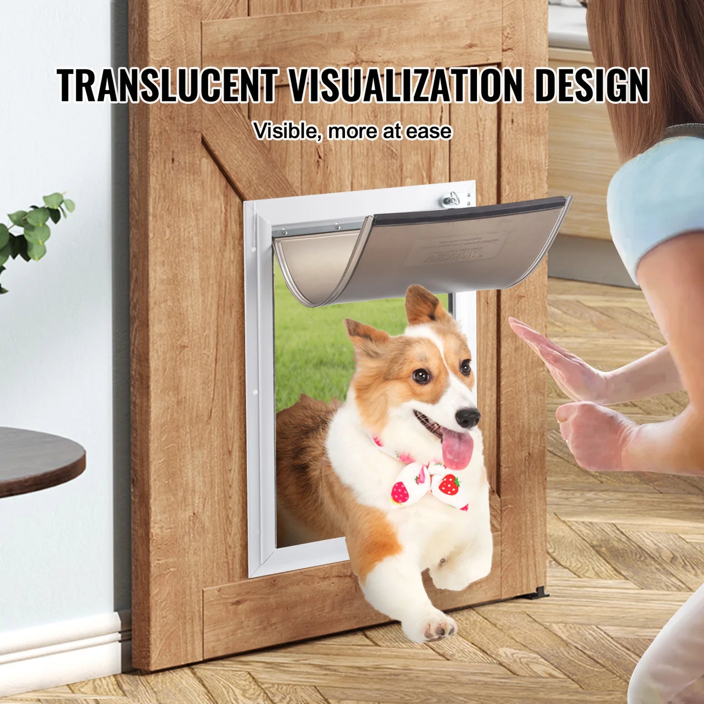 Pet Door Replacement Flap Weatherproof PVC With Magnetic Strip
